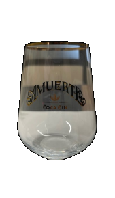 Bicchiere Originale Amuerte Color trasparente bordo oro Amuerte Gin
