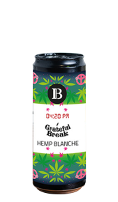 Birra Ibeer Grateful Break HEMP BLANCHE lattina 0,33 l IBEER