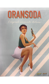Quadro Vintage Oransoda Lemonsoda-Crodo