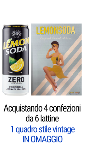 Lemonsoda Zero lattina 0,33 l - Conf. 6 pz Lemonsoda-Crodo