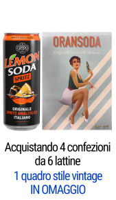 Lemonsoda Spritz lattina sleek 0,33 l - Conf. 6 pz Lemonsoda-Crodo