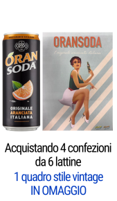 Oransoda lattina sleek 0,33 l - Conf. 6 pz Oransoda-Crodo