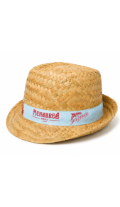 Cappello in Paglia Menabrea Birra e Gazzosa Menabrea