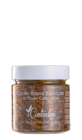 Cipolle rosse essiccate al mosto cotto d'uva 230gr I Contadini