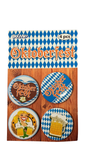 Kit 4 spille metallo Oktoberfest Drink Shop