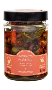 Antipasto Pantesco in olio ex.verg. di oliva 240gr La Nicchia La Nicchia Pantelleria