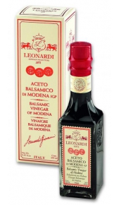 Aceto Balsamico Leonardi 3 medaglie Rosso 250ml Acetaia Leonardi