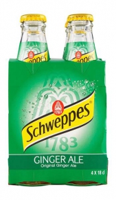 Ginger Ale Schweppes 0,20 l -Confezione 4 pz San Benedetto