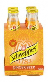 Ginger Beer Schweppes 0,20 l -Confezione 4 pz San Benedetto