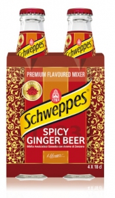 Ginger Beer Spicy Schweppes 0,20 l -Confezione 4 pz San Benedetto