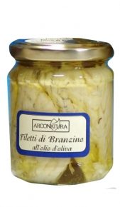 Filetti di branzino in olio 200gr Arconatura