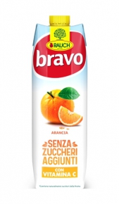 Bravo 1 lt Arancia senza Zuccheri Rauch