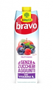 Bravo 1 lt Frutti Rossi Senza Zuccheri Rauch